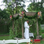 Hill Home Wedding in the Garden